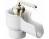 Kohler Bol K-11000-0 White Single Lever Centerset Bath Faucet with Pop-Up