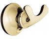 Kohler Forte Sculpted K-11375-AF French Gold Double Robe Hook