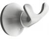 Kohler Forte Sculpted K-11375-G Brushed Chrome Double Robe Hook