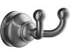 Kohler Fairfax K-12153-G Brushed Chrome Double Robe Hook