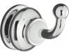 Kohler Fairfax K-12156-CW Polished Chrome/White Escutcheons Robe Hook