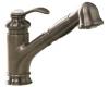 Kohler Fairfax K-12177-BX Vibrant Brazen Bronze Pull-Out Kitchen Faucet
