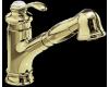 Kohler Fairfax K-12177-PB Polished Brass Pull-Out Kitchen Faucet