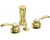 Kohler Fairfax K-12286-4-PB Polished Brass Bidet Faucet with Lever Handles