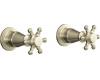 Kohler Antique K-124-3-BN Brushed Nickel Six-Prong Handles