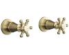 Kohler Antique K-124-3-BV Brushed Bronze Six-Prong Handles