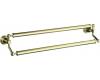 Kohler Pinstripe K-13117-AF French Gold 24" Double Towel Bar