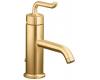 Kohler Purist K-14402-4-BV Brushed Bronze Single Control Bath Faucet with Sculpted Lever Handle