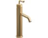 Kohler Purist K-14404-4-BV Brushed Bronze Single Control Bath Faucet with Sculpted Lever Handle