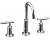 Kohler Purist K-14406-4-CP Polished Chrome 8-16" Widespread Bath Faucet with Gooseneck Spout & Lever Handles