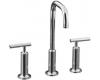 Kohler Purist K-14408-4-CP Polished Chrome 8-16" Widespread Bath Faucet with Gooseneck Spout & Lever Handles