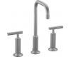 Kohler Purist K-14408-4-G Brushed Chrome 8-16" Widespread Bath Faucet with Gooseneck Spout & Lever Handles