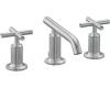 Kohler Purist K-14410-3-G Brushed Chrome 8-16" Widespread Bath Faucet with Cross Handles
