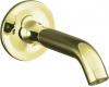 Kohler Purist K-14426-AF French Gold Wall Mount Non-Diverter Bath Spout