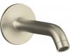 Kohler Purist K-14426-BN Brushed Nickel Wall Mount Non-Diverter Bath Spout