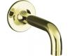 Kohler Purist K-14427-AF French Gold Wall Mount Non-Diverter Bath Spout