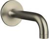 Kohler Purist K-14427-BN Brushed Nickel Wall Mount Non-Diverter Bath Spout