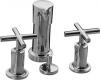 Kohler Purist K-14431-3-CP Polished Chrome Bidet Faucet with Cross Handles