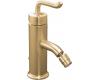 Kohler Purist K-14434-4-BV Brushed Bronze Single Control Bidet Faucet with Sculpted Lever Handle