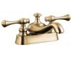 Kohler Revival K-16100-4A-BV Brushed Bronze 4" Centerset Bath Faucet with Traditional Lever Handles
