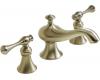 Kohler Revival K-16102-4A-BV Brushed Bronze 8-16" Widespread Bath Faucet with Traditional Lever Handles