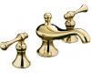 Kohler Revival K-16102-4A-PB Polished Brass 8-16" Widespread Bath Faucet with Traditional Lever Handles