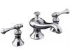 Kohler Revival K-16104-4A-CP Polished Chrome 8-16" Widespread Bath Faucet with Traditional Lever Handles