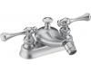 Kohler Revival K-16131-4A-G Brushed Chrome Bidet Faucet with Traditional Lever Handles