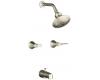 Kohler Revival K-16213-4-BN Brushed Nickel Tub & Shower Trim with Scroll Lever Handles