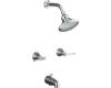 Kohler Revival K-16213-4-CP Polished Chrome Tub & Shower Trim with Scroll Lever Handles