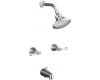 Kohler Revival K-16213-4A-CP Polished Chrome Tub & Shower Trim with Traditional Lever Handles