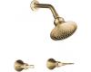 Kohler Revival K-16214-4-BV Brushed Bronze Shower Trim with Scroll Lever Handles