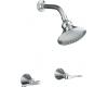 Kohler Revival K-16214-4-CP Polished Chrome Shower Trim with Scroll Lever Handles