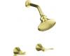 Kohler Revival K-16214-4-PB Polished Brass Shower Trim with Scroll Lever Handles