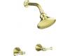 Kohler Revival K-16214-4A-AF French Gold Shower Trim with Traditional Lever Handles