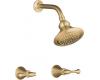 Kohler Revival K-16214-4A-BV Brushed Bronze Shower Trim with Traditional Lever Handles