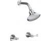 Kohler Revival K-16214-4A-CP Polished Chrome Shower Trim with Traditional Lever Handles