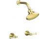 Kohler Revival K-16214-4A-PB Polished Brass Shower Trim with Traditional Lever Handles