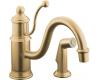 Kohler K-169-BV Antique Vibrant Brushed Bronze Lever-Handle Faucet