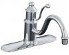 Kohler K-170-CP Antique Polished Chrome Lever-Handle Faucet