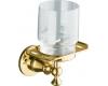 Kohler Antique K-212-GD-PB Polished Brass Tumbler and Toothbrush Holder