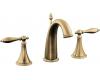 Kohler Finial Traditional K-310-4M-BV Brushed Bronze 8-16" Widespread Bath Faucet with Lever Handles