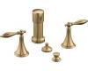 Kohler Finial Traditional K-316-4M-BV Brushed Bronze Bidet Faucet with Lever Handles