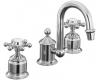 Kohler Antique K-325-3D-CP Polished Chrome 8-16" Widespread Six-Prong Handle Bath Faucet with Curio Spout