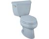 Kohler Wellworth K-3422-6 Skylight Elongated Toilet with Left-Hand Trip Lever