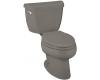 Kohler Wellworth K-3422-K4 Cashmere Elongated Toilet with Left-Hand Trip Lever