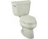 Kohler Wellworth K-3422-NG Tea Green Elongated Toilet with Left-Hand Trip Lever