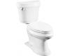 Kohler Leighton K-3486-0 White Comfort Height Toilet with Concealed Trapway