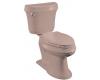 Kohler Leighton K-3486-45 Wild Rose Comfort Height Toilet with Concealed Trapway