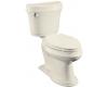 Kohler Leighton K-3486-47 Almond Comfort Height Toilet with Concealed Trapway